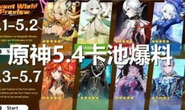 原神5 8最新卡池爆料,神秘新角色登场，惊喜不断！